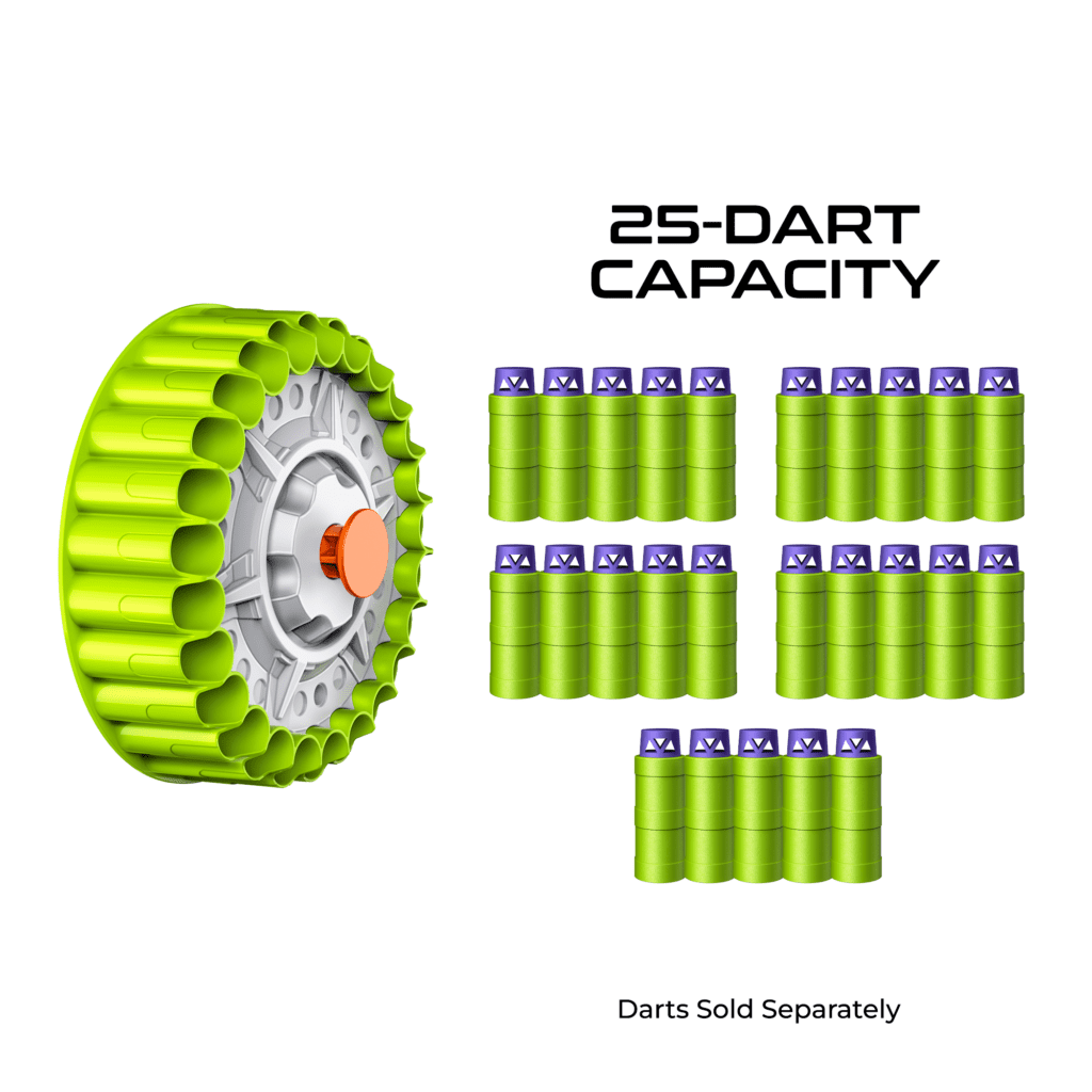 Stryker 2.0 Half-Length 25-Round Drum – Dart Zone