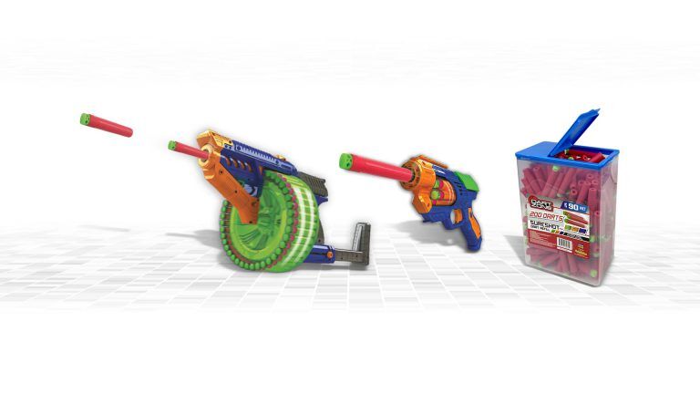 Dart Zone Blitzfire Quickshot Revolver 2-Pack