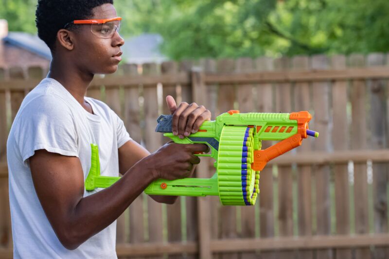 Magnum X2 Superdrum Dart Blaster - Dart Zone - Compatible with