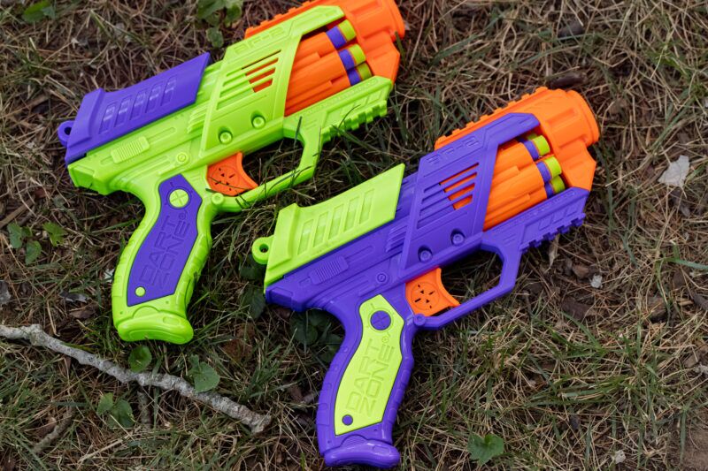 Dart Zone Blitzfire Quickshot Revolver 2-Pack