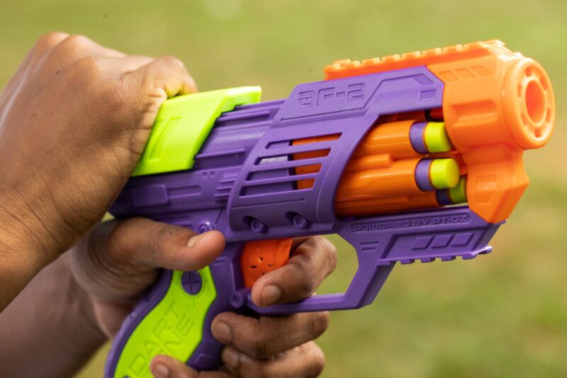 Dart Zone Blitzfire Quickshot Revolver 2-Pack