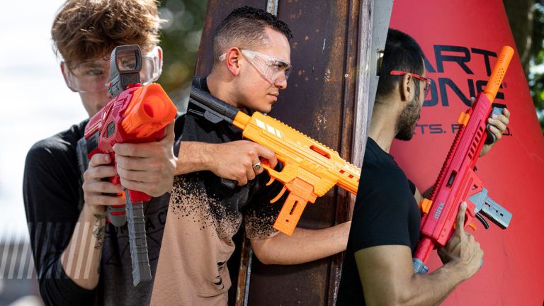 Magnum X2 Superdrum Dart Blaster - Dart Zone - Compatible with