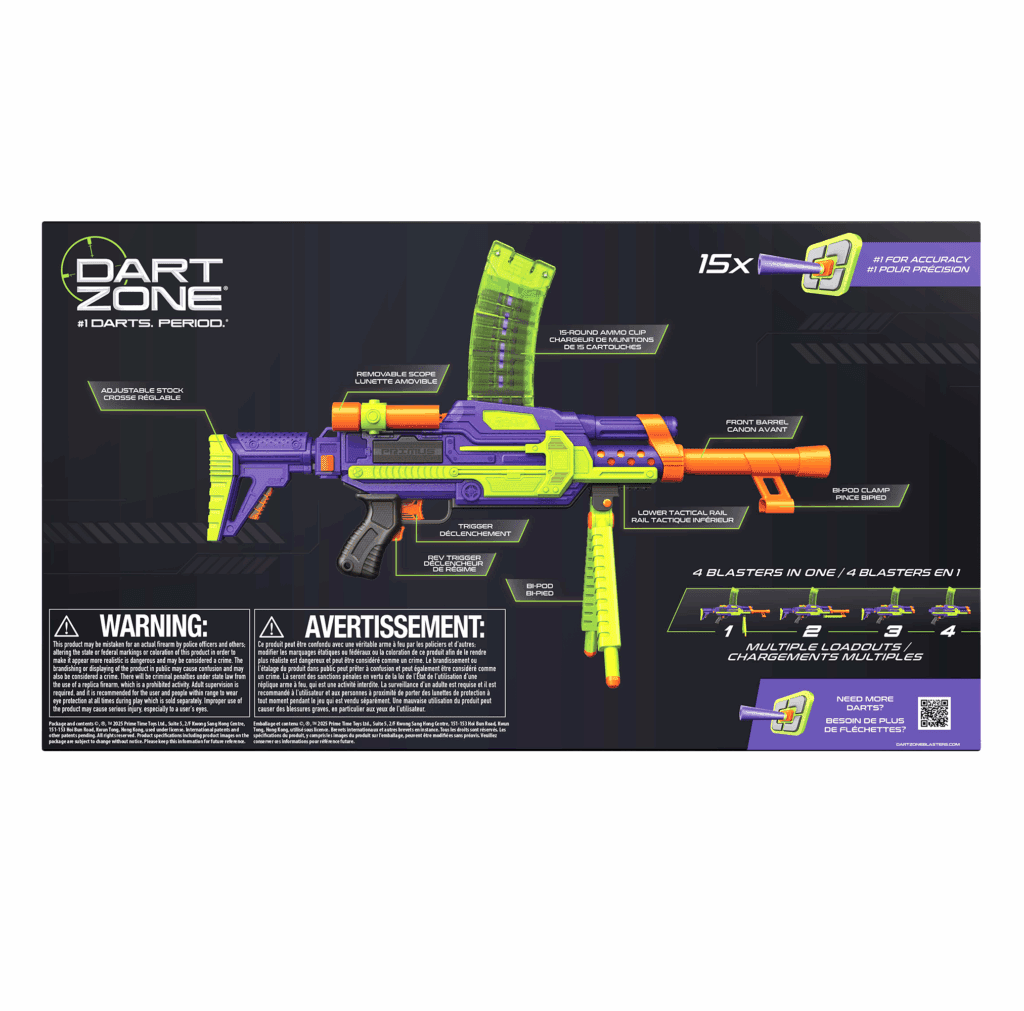 Dart Zone – Nitroshot Primus Foam Dart Blaster - Ages 8+