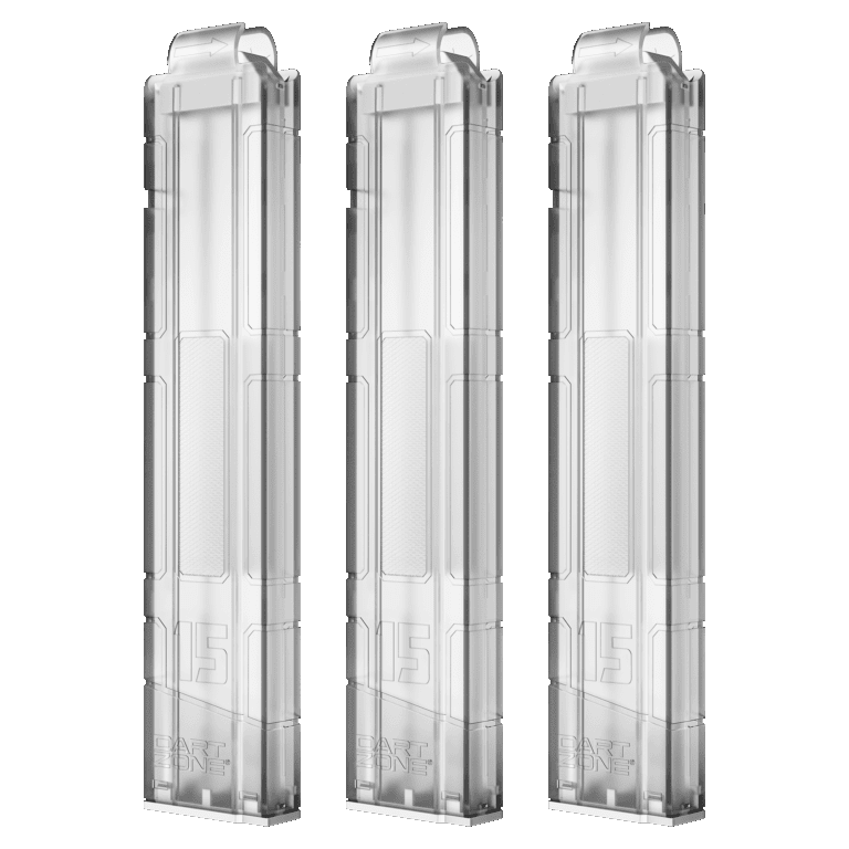 Dart Zone Max15-Round Half-Length Magazine 3-Pack – Dart Zone