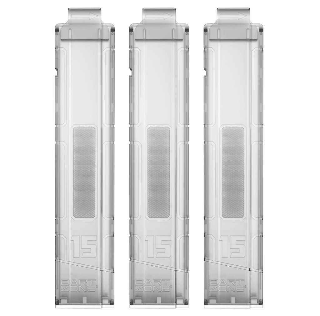 Dart Zone Max15-Round Half-Length Magazine 3-Pack – Dart Zone