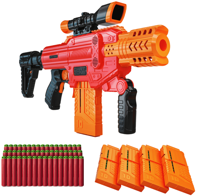 NERF Dartblaster トイガン オレンジ Nerf Dart Tag Stormfire Orange Dart Gun Blaster 2009 Pistol